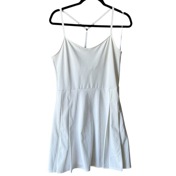 Tommy Bahama Racquet & Paddle white athletic dress w/attache shorts size large - Picture 1 of 3